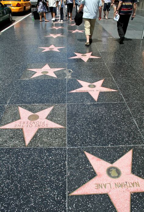 Walk Of Fame Stars, La With Kids, Hollywood Aesthetic, Dream Jobs, Hollywood Boulevard, Hollywood Walk Of Fame Star, Hollywood Star, California Dreaming, Hollywood Walk Of Fame