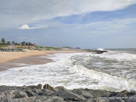 Maravanthe is a unique beach of Karnataka-with Arabian sea on one side and Souparnika river on the other. As we approach Maravanthe, the sce... Maravanthe Beach, Arabian Sea, Unique Beach, Watch Tower, Scenic Beauty, Sea Waves, World Famous, Top View, Nice View