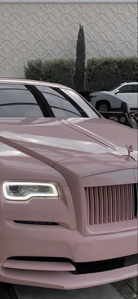 Pink Lexus, Pink Rolls Royce, Rolls Royce Suv, Rolls Royce Dawn, Mercedes Wallpaper, Dream Vision Board, Car Ideas, Pink Turquoise