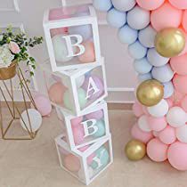 Check this out at Amazon Baby Shower Box, Anniversaire Diy, Shower Box, Transparent Balloons, Small Balloons, Balloon Box, Gender Reveal Balloons, Girl Baby Shower Decorations, Baby Shower Decorations For Boys