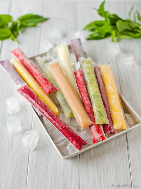 Rainbow Whole-Fruit Ice Pops | Flickr - Photo Sharing! Fruit Ice Pops, Summer Popsicles, Easy Snacks For Kids, Fruit Pops, Fruit Popsicles, Ice Pop Molds, Diy Popsicle, Rainbow Fruit, Popsicle Molds