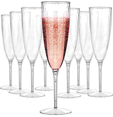 Plastic Cocktail Glasses, Dean Trbl, Disposable Champagne Flutes, Plastic Wine Cups, Plastic Champagne Glasses, Wedding Drinkware, Aesthetic Picnic, Wedding Glassware, Plastic Champagne Flutes