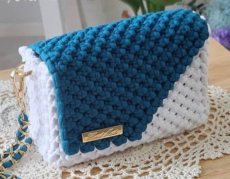 Crocheted Purses, Sac Granny Square, Modern Haken, Purse Patterns Free, Pola Macrame, Crochet Purse Pattern Free, Diy Crochet Bag, Sac Diy, Free Crochet Bag