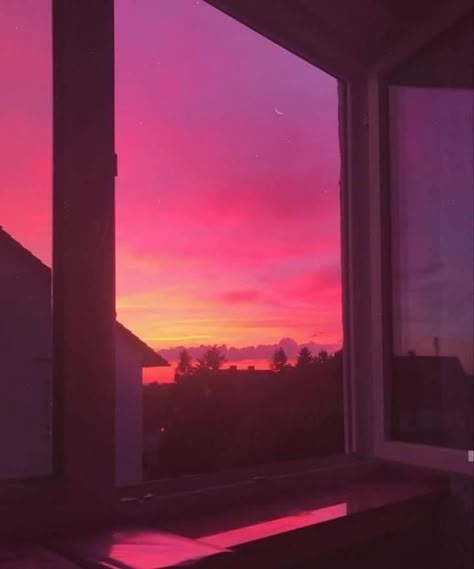 Pink Hour, Sky Pictures, Pretty Landscapes, Pretty Images, Pink Sunset, Pretty Sky, Pretty Photos, Sunset Pictures, Pink Sky