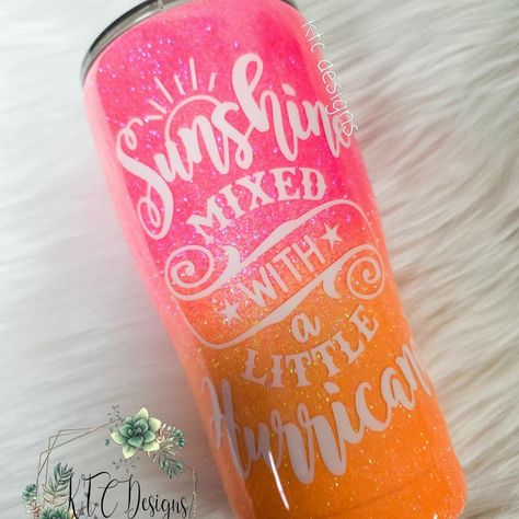 Pink And Orange Tumbler, Orange Glitter Tumbler Ideas, Orange Glitter Tumbler, Orange Tumbler Ideas, Yellow Tumbler Ideas, Pink And Orange Ombre, Perfect Student, Ombre Tumbler, Be Kind To Everyone