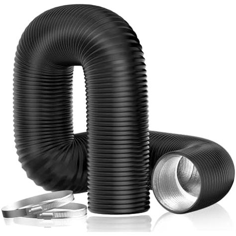 Amazon.com: Flexible PVC Laminated Aluminum Dryer Duct - 10 Feet : Appliances Dryer Vent Hose, Flexible Duct, Exhaust Vent, Electric Gate Opener, Dryer Vent, Bathroom Smells, Grow Tent, Air Duct, Water Coolers