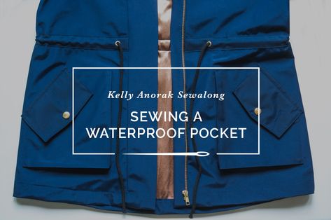 Sew Zipper, Stylish Jackets, Couture Sewing, Jacket Pattern, Rain Wear, Sewing Techniques, Sewing Hacks, Sewing Tutorials, Rain Jacket