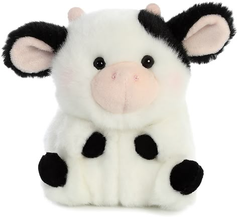 A White Background, Stuffed Animal, Aurora, White Background, Cow, Daisy, Black And White, Pet, White