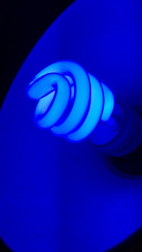 cool blue fluorescent lightbulb Shades Of Blue Aesthetic, Dont Blink, Blue Light Bulb, Color Thesaurus, Royal Blue Wallpaper, Battery Acid, Blue Aesthetics, Uv Blue, Blue Aesthetic Dark