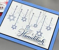 Chanukah Cards Handmade, Handmade Hanukkah Cards, Hanukkah Cards Diy, Hannukah Cards Diy, Hanukkah Cards Handmade, Chanukah Cards, Jewish Holiday Cards, Handmade Cards Ideas, Hanging Stars