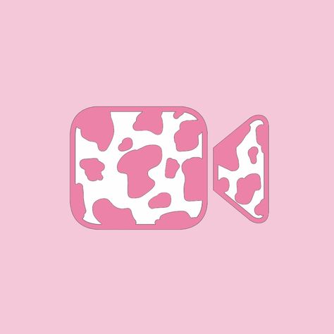 Pink Cow Print App Icons, Western Icons Aesthetic, Apps Pictures, Cowgirl Wallpaper, Facetime Icon, Ipad Pink, Cow Icon, Pink Cow Print, Theme Iphone