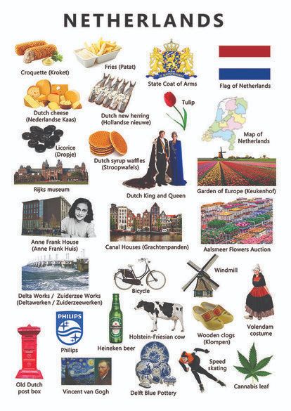 Country Studies, Countries And Flags, Country Facts, Travel Infographic, History Facts Interesting, Netherlands Travel, World Geography, Anne Frank, We Are The World