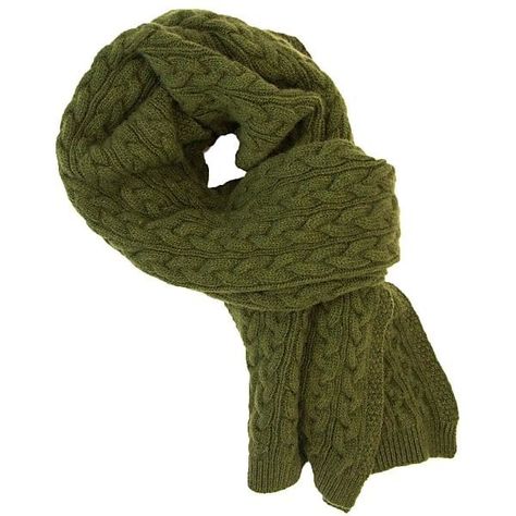 T Craft, Cashmere Scarf, Independent Designers Fashion, Cable Knit, Knitted Scarf, Merino Wool, Olive Green, Scarf Accessory, Cashmere