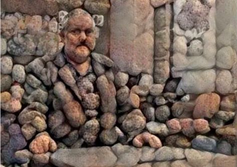 ROCK ARTISTRY Pebbles Art, Rock Sculpture, Pop Art Drawing, Art Pierre, Stones Art, Cubism Art, Rock And Pebbles, Pebble Mosaic, Stone Walls