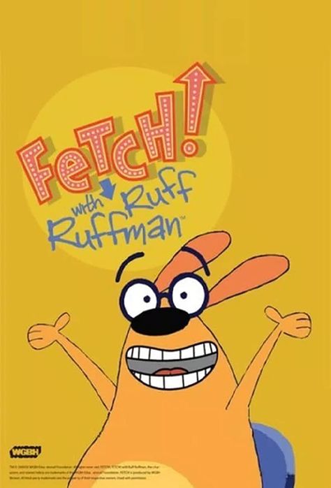 FETCH! with Ruff Ruffman (2006) Ruff Ruffman, 2000s Posters, Childhood Memories 2000, Free Tv, Marvel Posters, Pbs Kids, Kids Tv, A New Hope, All Movies