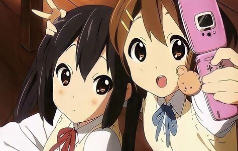 Yui And Azusa, K On Header, K On Banner, Rentry Img, K On Pfp, Azusa K On, K-on Icons, Slice Of Life Anime, Kyoto Animation