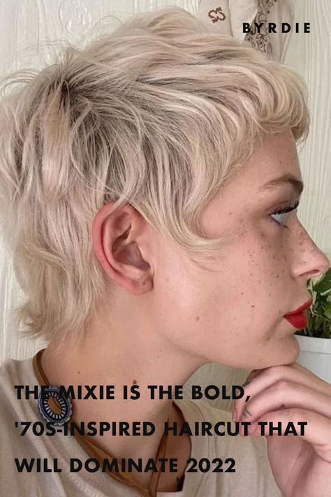 Mixie Haircut Growing Out Pixie Cut, Short Shag Haircuts, Latest Haircuts, Edgy Haircuts, Celebrity Hair Stylist, Shag Haircut, Hair Color And Cut, Trending Haircuts, Short Blonde