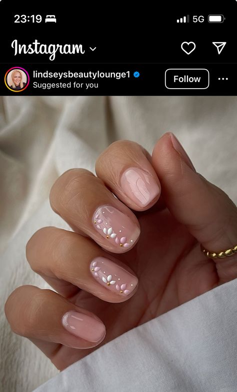 Birth Nails, Simple Nail Designs Classy, Nails Mom, April Nails, Classy Nail Designs, Acrylic Nails Designs, Short Acrylic Nails Designs, Short Acrylic, Make Up Nails