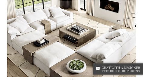 Rh Sofa, Restoration Hardware Cloud, Most Comfortable Sofa, Modular Table, Rh Modern, Top Furniture, Google Lens, Coffee Table Square, Sofa Tables