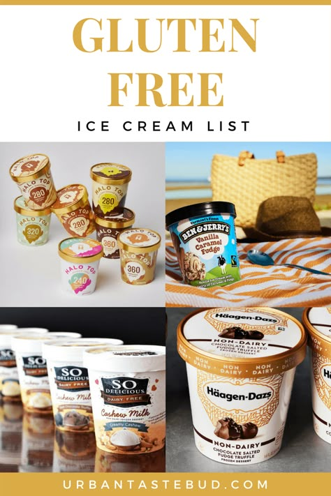 Gluten Free Ice Cream List (Brands and Flavors) Gluten Free List, Menu Sans Gluten, Gluten Free Info, Gluten Free Shopping, Gluten Free Ice Cream, Going Gluten Free, Gluten Free Menu, Recipe Cookbook, Gluten Free Living