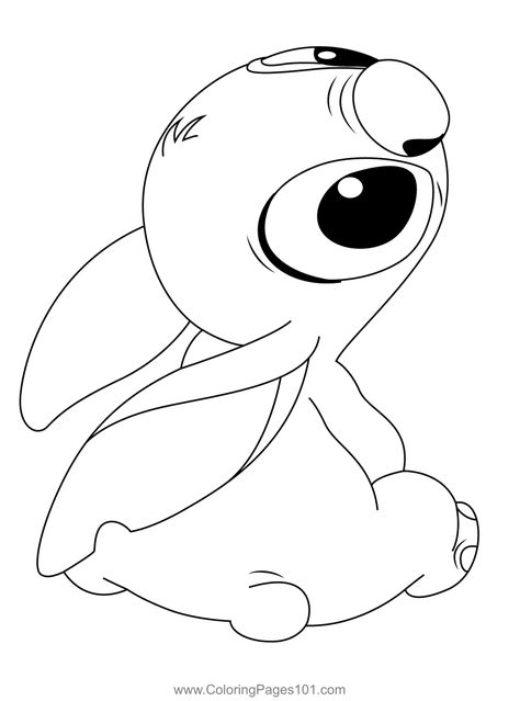 Stitch Back Side Coloring Page Lilo And Stitch Black And White, Stitch Coloring Sheets, Stitch Colouring Pages, Stitch Coloring Pages Free Printable, Lilo And Stitch Coloring Pages, Stitch Printable, Stitch Coloring, Hulk Coloring Pages, Stitch Outline