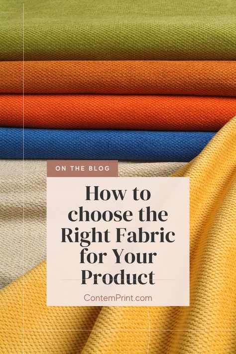 Are you struggling to choose the right fabric for your next project? From end use to care and maintenance, there are a number of factors to consider when selecting the perfect fabric. Get tips and resources for making the best decision for your project by reading our blog post on choosing the right fabric. Click the link to learn more and take the guesswork out of fabric selection. Fabric Care Tips, Fabric Social Media Post, Fabrics And Textiles Fashion, Fabrics Photography, Coffee Flyer, Types Of Cotton Fabric, What To Write About, Fabric Photography, Choosing Fabric