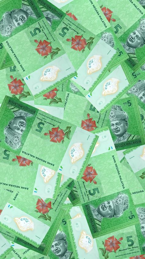 Ringgit Malaysia Money Wallpaper, Malaysia Money, Ringgit Malaysia, Aesthetic Money, Money Wallpaper, Wallpaper Backgrounds Aesthetic, Banknote Collection, Money Notes, Dont Touch My Phone Wallpaper