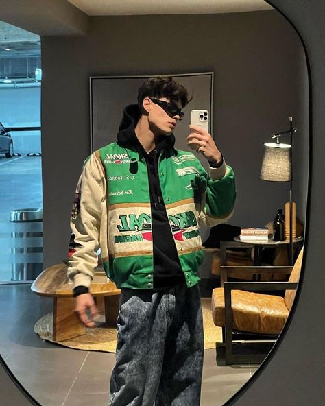 Racer Jacket Outfit, Techno Outfit, Racer Jacket, Concept Clothing, Nike Sb Dunk Low, Street Style Outfits Men, Street Fashion Men Streetwear, Mens Outfit Inspiration, Sb Dunk Low