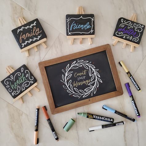 Small Business Chalkboard Signs, Mini Chalkboard Ideas, Mini Chalkboard Signs Ideas, Market Chalkboard Sign, Mini Chalkboard Signs, Shop Local Chalk Sign, Chalkboard Hand Lettering, Restaurant Welcome Sign Chalk, Chalkboard Easel