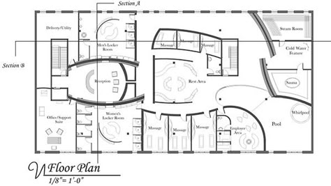 Designed a wellness spa located on Newbury Street, Boston. As a person goes through the spaces the materialistic outside world is shed as they travel to complete relaxation. Luxury Spa Layout Plan, Day Spa Floor Plan, Spa Center Plan, Spa Plan Architecture Spas, Spa Layout Design Floor Plans, Day Spa Interiors, Spa Design Interior, Spa Architecture, Luxury Spa Design