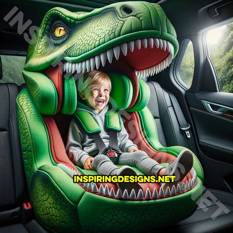 These Dinosaur Shaped Car Seats Will Make Your Kids Love Car Rides! Kids Car Seat, Cottage Bedroom Decor, Peppa Pig Birthday Cake, Dinosaur Car, Pokemon Room, Pig Birthday Cakes, Small House Interior Design, Peppa Pig Birthday, Child Car Seat