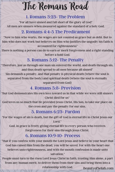 Roman's Road To Salvation, Romans Road To Salvation Kjv, The Romans Road, Roman’s Road To Salvation, Romans Road To Salvation Printable, Romans Bible Study Notes, Salvation Tracts, Roman’s Bible Study, Romans 2 Bible Journaling