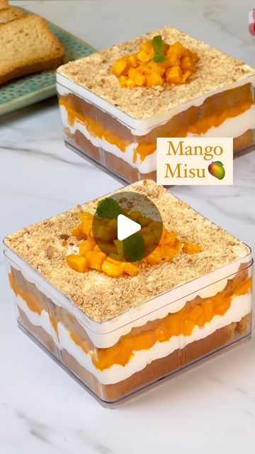 Mango Misu, Easy Mango Desserts, Mango Dessert Recipes Easy, Mango Recipes Dessert, Mango Tiramisu Recipe, Mango Desert, Tiramisu Easy, Easy Mango Recipes, Mango Tiramisu