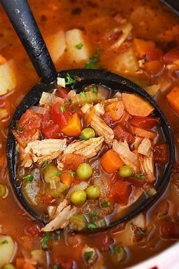 Pork and Pinto Bean Soup (Lakeside Foods Canned Pork with Juices Recipe) Recipe | SparkRecipes Soup Made With Rotisserie Chicken, Homemade Chicken Vegetable Soup, Pinto Bean Soup, Chicken Vegetable Soup Recipes, Chicken French, Chicken Vegetable Soup, Chicken Francese, Easy Vegetable Soup, Fagioli Soup