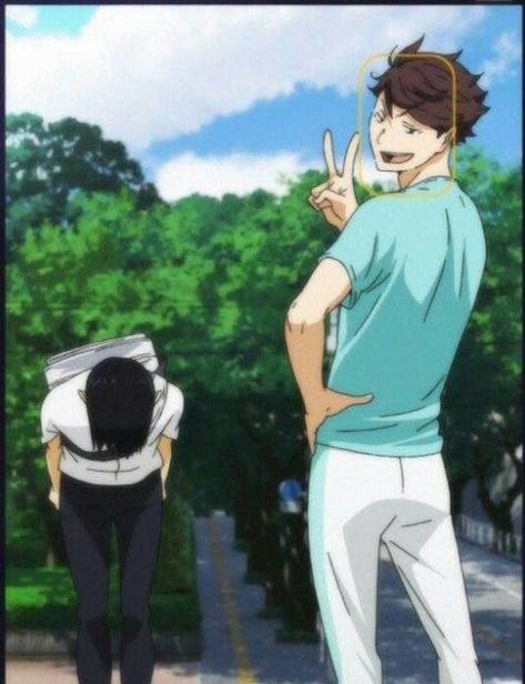 Lovely Complex, Oikawa Tooru, Haikyuu Karasuno, Haikyuu Kageyama, Haikyuu 3, Haikyuu Characters, Haikyuu Anime, Anime Poses, Cute Anime Guys