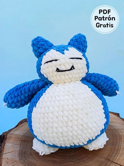 Snorlax Pokémon Amigurumi Patrón PDF Gratis Amigurumi Snorlax Free Pattern, Snorlax Amigurumi Pattern Free, Snorlax Crochet Pattern Free, Snorlax Crochet Pattern, Pokemon Amigurumi Free Pattern, Snorlax Crochet, Pokemon Crochet Patterns Free, Pokemon Amigurumi Pattern, Crochet Reference