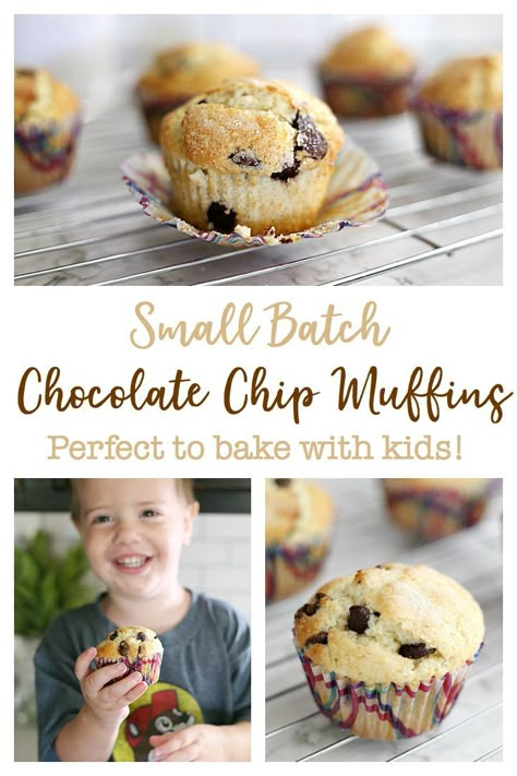 Mini Chocolate Muffins For Kids, Choclate Chip Muffins, Batch Breakfast, Homemade Chocolate Chip Muffins, Healthy Chocolate Chip Muffins, Best Chocolate Chip Muffins, Chocolate Chip Muffins Easy, Mini Muffin Recipe, Choc Chip Muffins