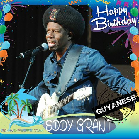 Happy Birthday to Eddy Grant!!! Guyanese born British Singer/Producer best known for the hit song "Electric Ave". Today we celebrate you!!! #EddyGrant  . . . #caribbean #islandpeeps#islandpeepsbirthdays #eddygrant#electricavenue #british #uk #london #guyanese #guyana Eddy Grant, Best Reggae Songs, Reggae Concert, Reggae Artists Legends, Bob Marley Performing, Reggae Music Videos, Hit Songs, Music Quotes, Happy Birthday