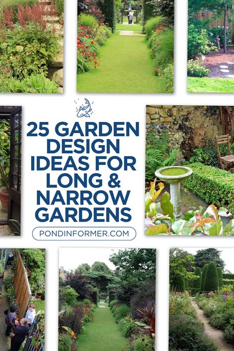 Long Narrow Raised Garden Bed, Long Narrow Garden Ideas Uk, Small Garden Designs Layout, Upright Garden Ideas, Narrow Planting Strip, Long Narrow Garden Design Layout, Narrow Shade Garden Ideas, Long Narrow Garden Ideas Layout, Rectangular Garden Layout