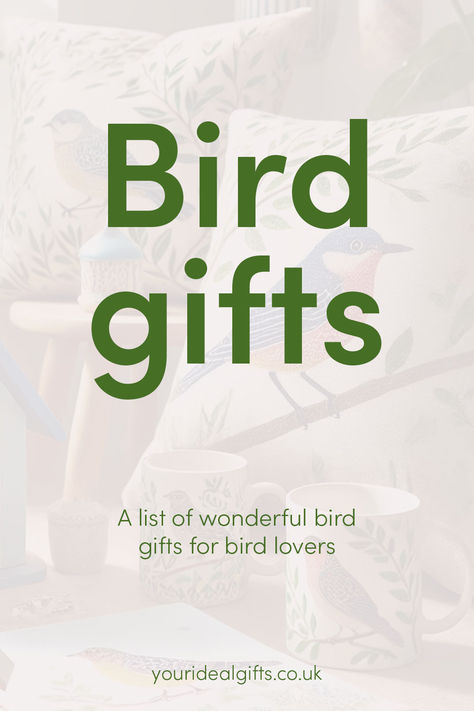 Bird Gifts Bird Owner, Gifts For Bird Lovers, List Of Birds, Nerd Gifts, Bird Watcher, Bird Gifts, Bird Lover, Gifts For Nature Lovers, Gift Decorations