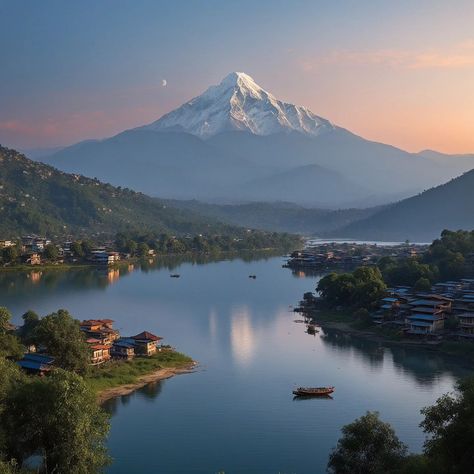 #Pokhara #Nepal #Himalayas #Travel #Adventure #Nature #Wanderlust #Instatravel Nagarkot Nepal, Nepal Aesthetic, Pokhara Lakeside, Nepali Art, Nepal Nature, Nepal Pokhara, Nepal Himalayas, Indus Valley, Indus Valley Civilization