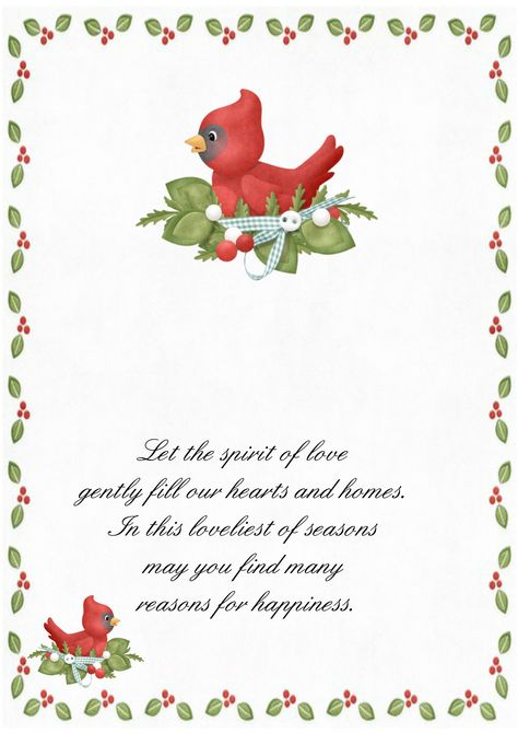 Christmas Card Inserts Printable, Scrapbook Prom Layouts, Christmas Card Inserts, Scrapbook Prom, Christmas Card Sentiments, Free Printable Christmas Cards, Christmas Card Sayings, Card Messages, Christmas 3d