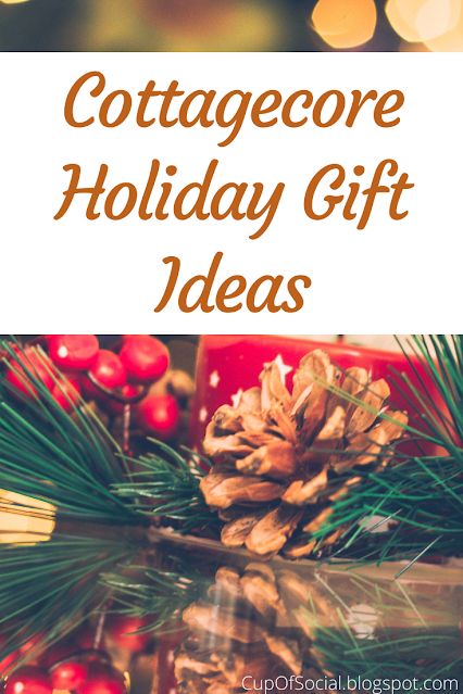 Cottagecore Holiday Gift Ideas | A Cup of Social Cottagecore Person, English Christmas Traditions, Cottage Core Christmas, Cottagecore Christmas, Cottagecore Gifts, English Christmas, Christmas Plants, Flower Bedding, Holiday List