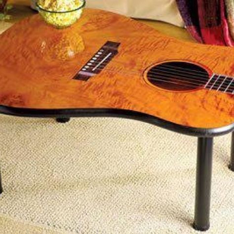 17 Ways To Reuse Guitars Instrument Decor, Guitar Shelf, Music Furniture, Guitar Crafts, Guitar Room, Music Room Decor, Music Decor, Design Del Prodotto, Music Room