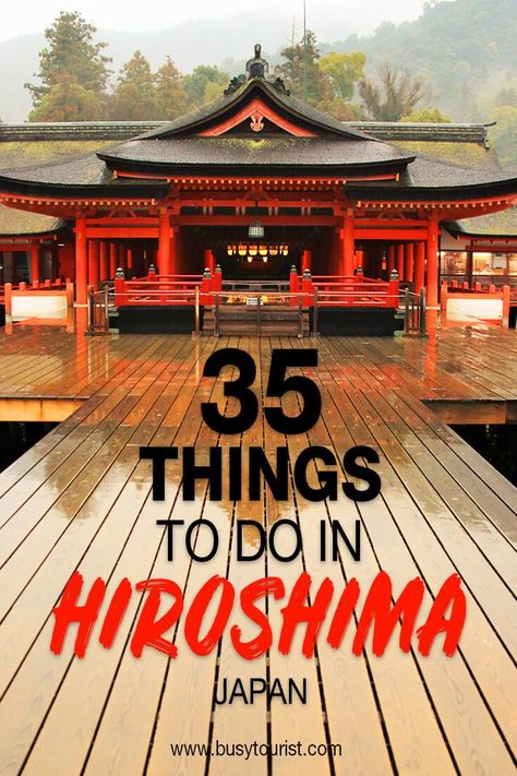 If you're wondering what to do in Hiroshima, Japan, then you're in luck! We have compiled a list of the top things to do in Hiroshima here. #Hiroshima #HiroshimaJapan #HiroshimaTravel #HiroshimaThingsToDo #HiroshimaJapanTravel #JapanHiroshimaTravel #JapanTravel Japan Travel Destinations, Travel To Japan, Japan 2023, Japan Itinerary, Japan Vacation, Hiroshima Japan, Japan Travel Tips, Japan Travel Guide, Asia Travel Guide