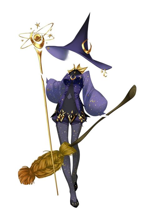 Witch Vtuber, Costume Armour, Witch Characters, Witch Design, Witch Broom, Fantasy Character Design, Witch, Princess Zelda, Character Design