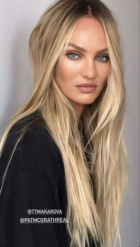 Candice Swanepoel Makeup, Candice Swanepoel Hair, Girl With Green Eyes, African Models, Blonde Hair Inspiration, Long Blonde, Candice Swanepoel, September 10, Long Blonde Hair