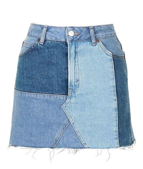 Denim Patches Diy, Patch Skirt, Diy Denim Skirt, Ropa Upcycling, Cl Fashion, Patchwork Fashion, Diy Jeans, Denim Texture, Denim Inspiration