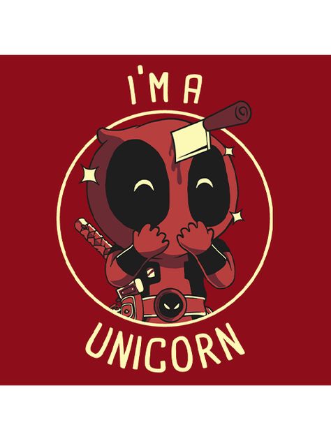 I'm A Unicorn Hoodie | Official Deadpool Merchandise | Redwolf Deadpool Merchandise, Deadpool Unicorn, Harry Potter Friends, Unicorn Hoodie, Mickey Mouse Donald Duck, Looney Tunes Bugs Bunny, Duck Cartoon, Iron Man Captain America, Marvel Merchandise