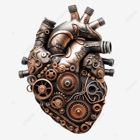 mechanical heart with gears and buttons abstract mechanical heart png Clockwork Heart, Steampunk Diy Crafts, Mechanical Drawings, Mechanical Heart, Pop Art Comic Girl, Anatomical Art, Bottle Tattoo, Cafe Wall Art, Pop Art Comic